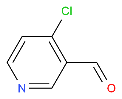 4-chloropyridine-3-carbaldehyde_分子结构_CAS_114077-82-6