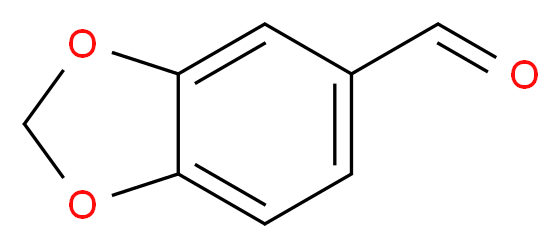 benzo[d][1,3]dioxole-5-carbaldehyde_分子结构_CAS_)