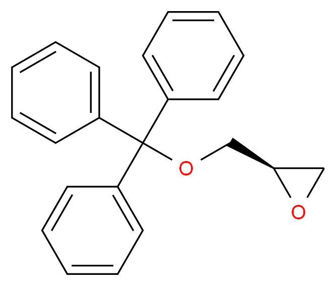 三苯甲基-(R)-缩水甘油醚_分子结构_CAS_65291-30-7)