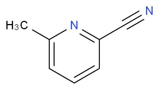 6-Methylpicolinonitrile_分子结构_CAS_1620-75-3)