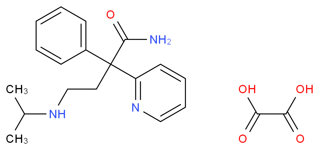 Desisopropyl Disopyramide Oxalate_分子结构_CAS_1216619-15-6)