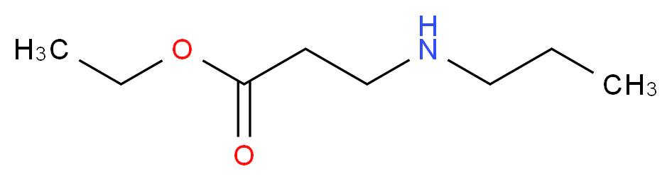 Ethyl 3-(propylamino)propanoate_分子结构_CAS_)