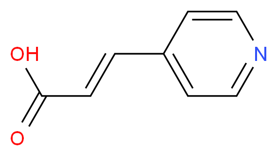 反-3-(4-吡啶基)烯丙酸_分子结构_CAS_84228-93-3)