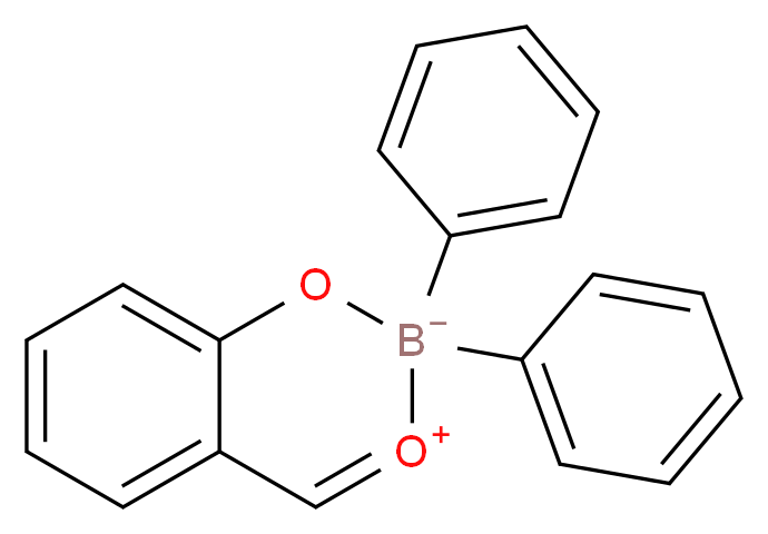 2,2-diphenyl-2H-1,3λ<sup>4</sup>,2-benzodioxaborinin-3-ylium-2-uide_分子结构_CAS_59911-25-0
