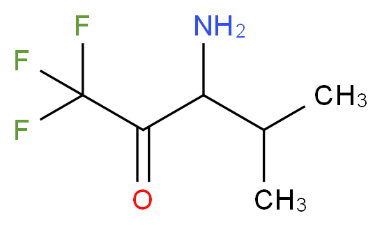 3-amino-1,1,1-trifluoro-4-methylpentan-2-one_分子结构_CAS_)