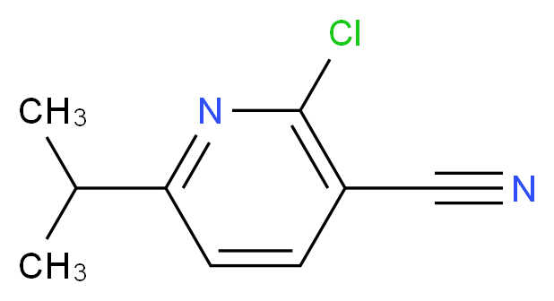 2-Chloro-6-isopropylnicotinonitrile_分子结构_CAS_108244-44-6)