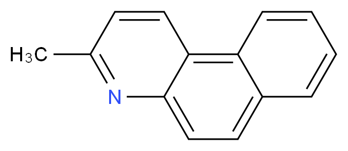3-methylbenzo[f]quinoline_分子结构_CAS_85-06-3