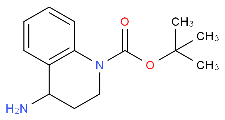 tert-butyl 4-amino-1,2,3,4-tetrahydroquinoline-1-carboxylate_分子结构_CAS_944906-95-0