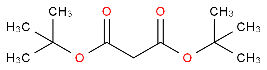 1,3-di-tert-butyl propanedioate_分子结构_CAS_541-16-2