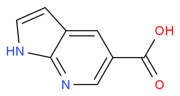 1H-Pyrrolo[2,3-b]pyridine-5-carboxylic acid_分子结构_CAS_754214-42-1)