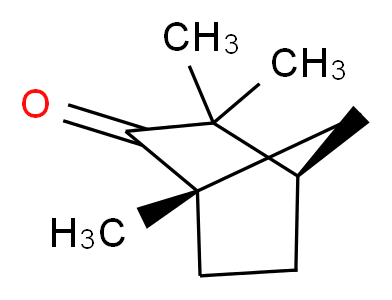 (1S,4R)-1,3,3-trimethylbicyclo[2.2.1]heptan-2-one_分子结构_CAS_4695-62-9