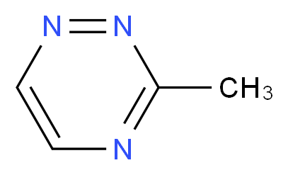 3-METHYL-1,2,4-TRIAZINE_分子结构_CAS_24108-33-6)