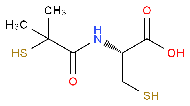 Bucillamine_分子结构_CAS_65002-17-7)