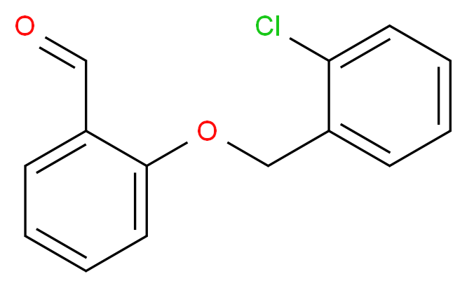 2-[(2-chlorophenyl)methoxy]benzaldehyde_分子结构_CAS_53389-99-4
