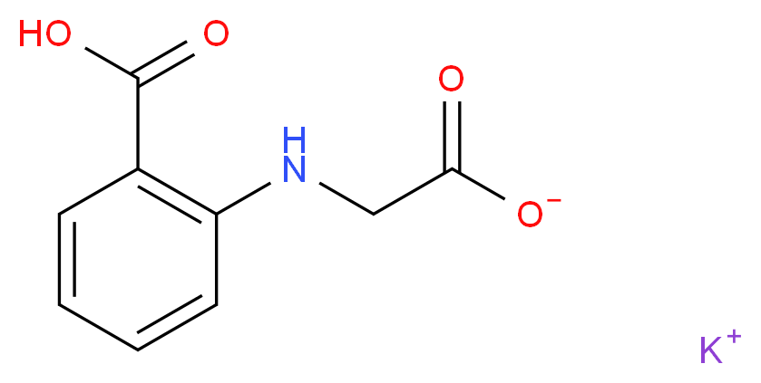 N-(2-Carboxyphenyl)glycine Monopotassium Salt_分子结构_CAS_22979-96-0)