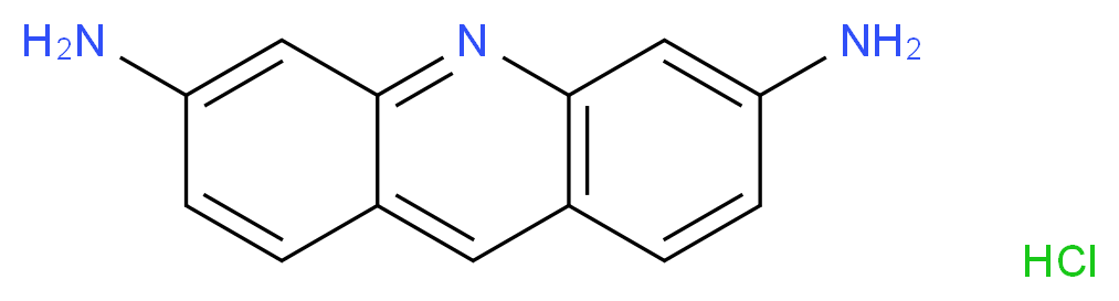 acridine-3,6-diamine hydrochloride_分子结构_CAS_952-23-8