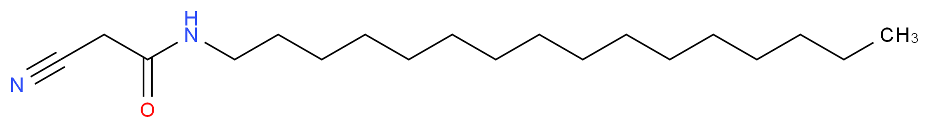 2-cyano-N-hexadecylacetamide_分子结构_CAS_85987-88-8