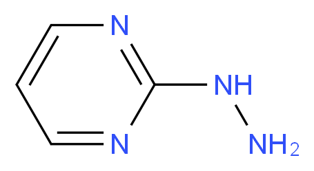 2-Hydrazinopyrimidine_分子结构_CAS_7504-94-1)