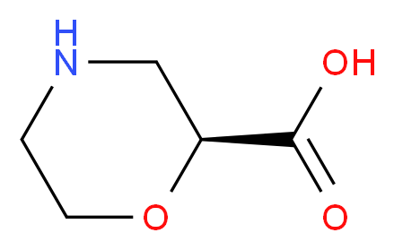 (S)-Morpholine-2-carboxylic acid_分子结构_CAS_154731-81-4)