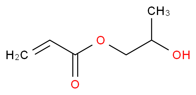 PROPYLENE GLYCOL MONOACRYLATE_分子结构_CAS_999-61-1)