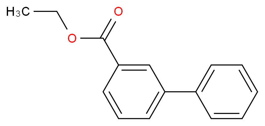 ethyl 3-phenylbenzoate_分子结构_CAS_6301-56-0