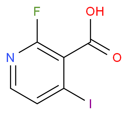 2-fluoro-4-iodopyridine-3-carboxylic acid_分子结构_CAS_884494-51-3