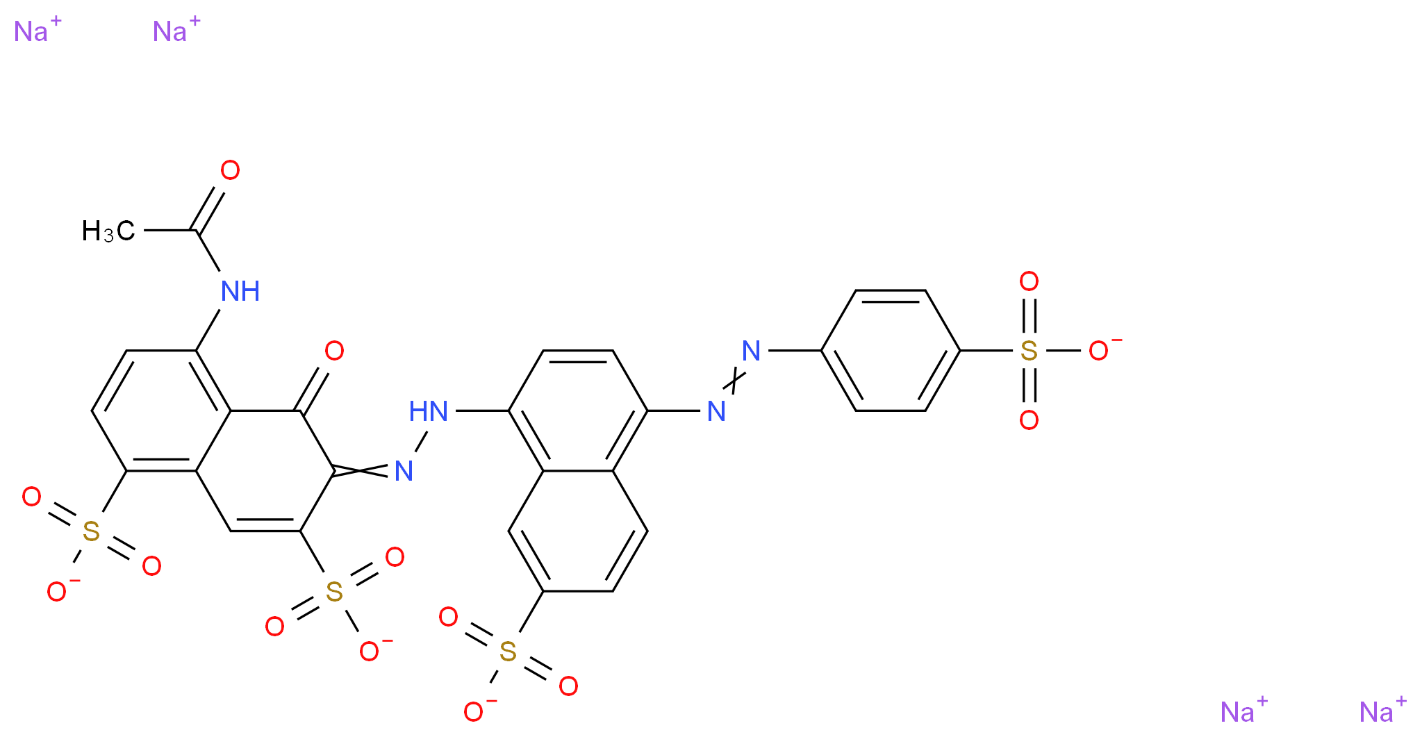 Brilliant Black BN_分子结构_CAS_2519-30-4)