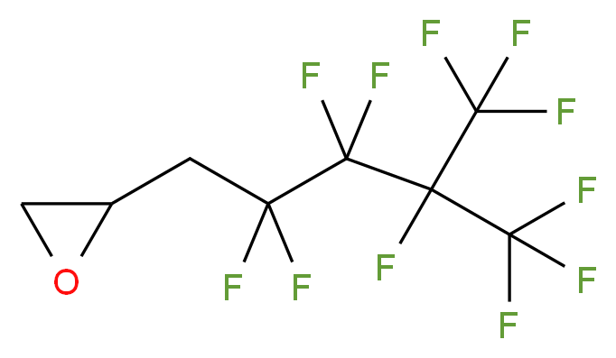 2-[2,2,3,3,4,5,5,5-octafluoro-4-(trifluoromethyl)pentyl]oxirane_分子结构_CAS_54009-81-3