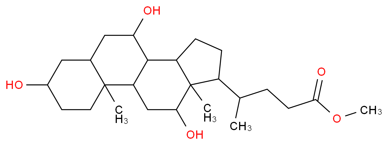 Methyl CholateSee C432610_分子结构_CAS_1448-36-8)