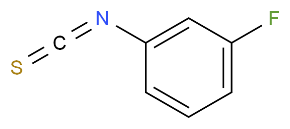 3-Fluorophenyl isothiocyanate_分子结构_CAS_404-72-8)