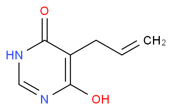 6-hydroxy-5-(prop-2-en-1-yl)-3,4-dihydropyrimidin-4-one_分子结构_CAS_16019-30-0