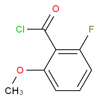 2-氟-6-甲氧基苯甲酰氯_分子结构_CAS_500912-12-9)