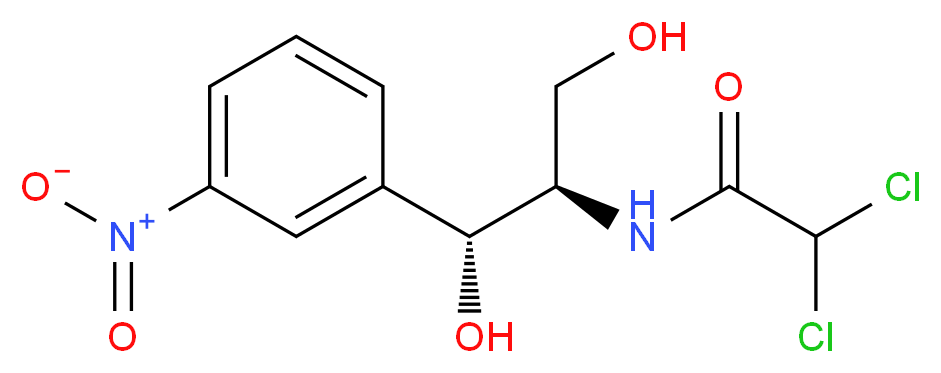m-threo-Chloramphenicol_分子结构_CAS_7411-65-6)