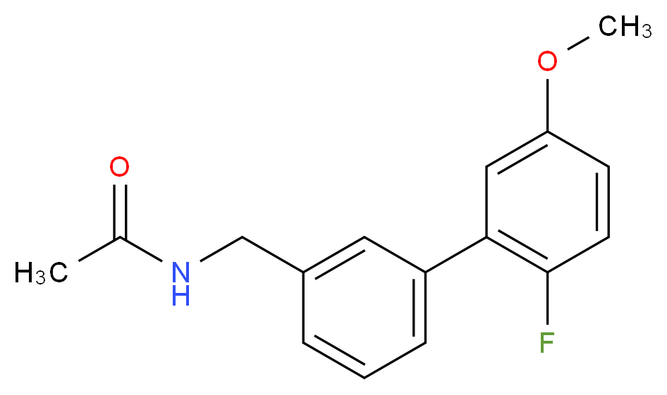 N-[(2'-fluoro-5'-methoxybiphenyl-3-yl)methyl]acetamide_分子结构_CAS_)