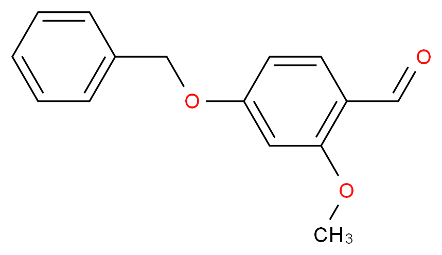 4-Benzyloxy-2-methoxybenzaldehyde_分子结构_CAS_58026-14-5)