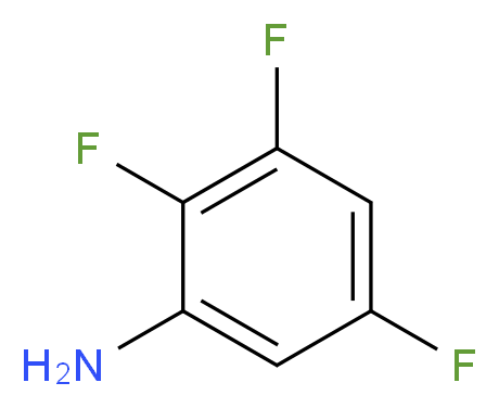 2,3,5-trifluoroaniline_分子结构_CAS_363-80-4