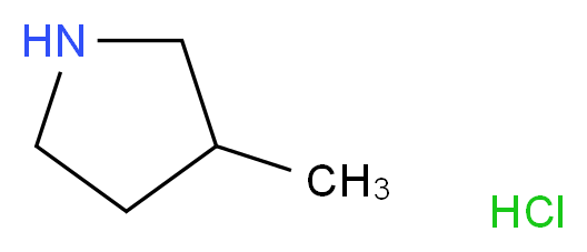 3-methylpyrrolidine hydrochloride_分子结构_CAS_34375-89-8