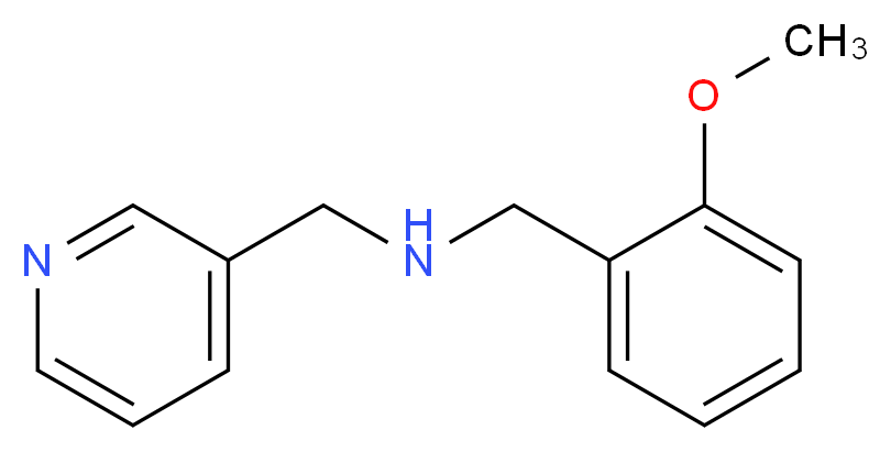 [(2-methoxyphenyl)methyl](pyridin-3-ylmethyl)amine_分子结构_CAS_353779-38-1