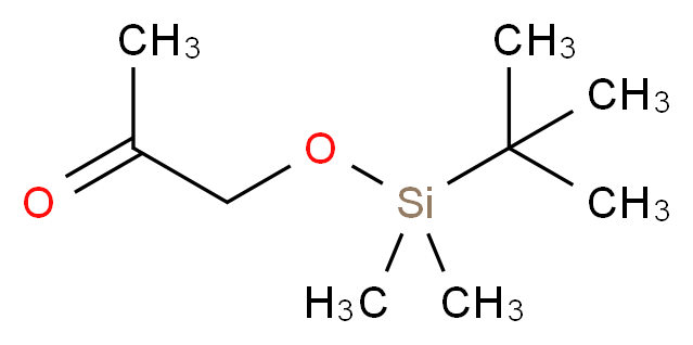 1-(叔丁基二甲基硅氧基)-2-丙酮_分子结构_CAS_74685-00-0)