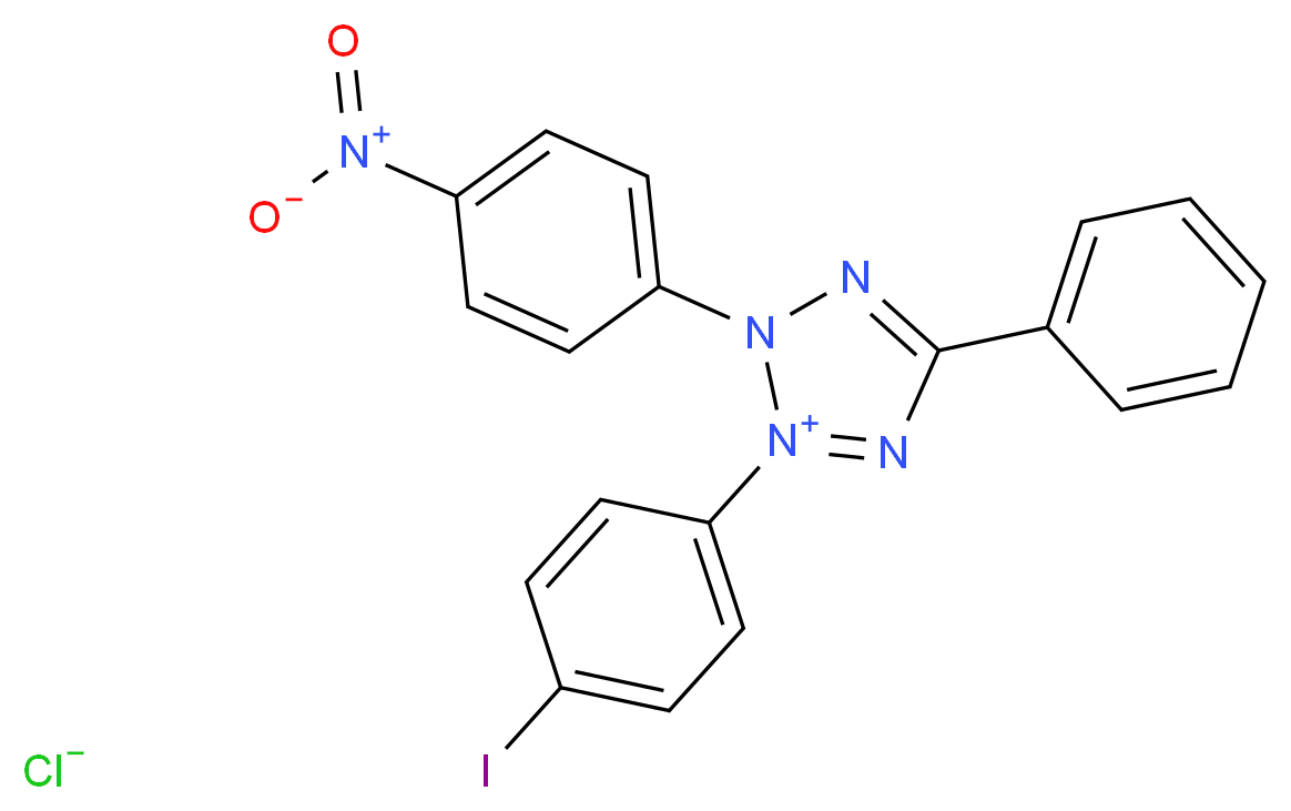 碘硝基氯化四氮唑蓝_分子结构_CAS_146-68-9)