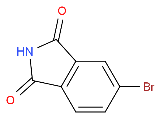 5-Bromoisoindoline-1,3-dione_分子结构_CAS_6941-75-9)