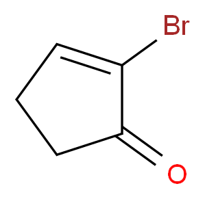 2-bromocyclopent-2-en-1-one_分子结构_CAS_10481-34-2