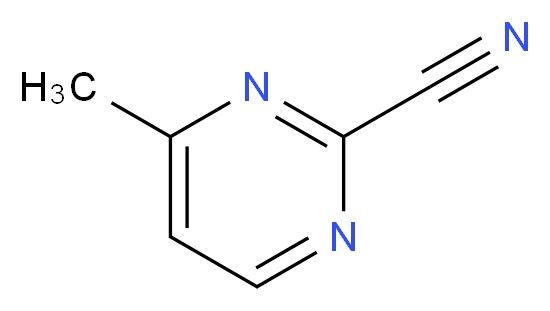 4-methylpyrimidine-2-carbonitrile_分子结构_CAS_77768-02-6