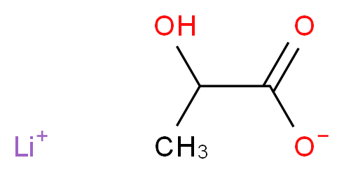 lithium(1+) ion 2-hydroxypropanoate_分子结构_CAS_867-55-0