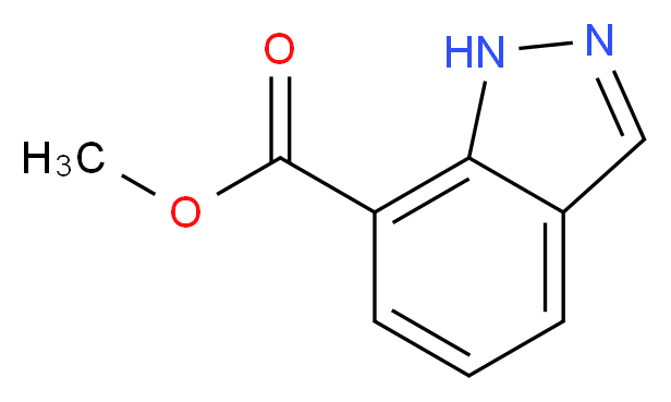 1H-吲唑-7-羧酸甲酯_分子结构_CAS_755752-82-0)