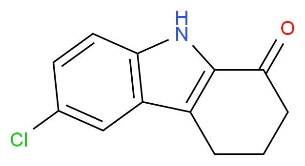 6-chloro-2,3,4,9-tetrahydro-1H-carbazol-1-one_分子结构_CAS_14192-67-7)