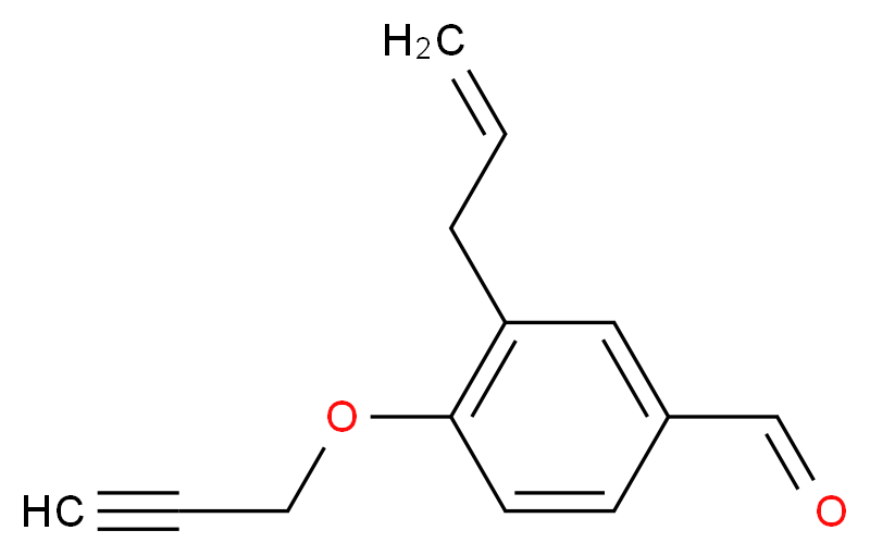 3-allyl-4-(2-propyn-1-yloxy)benzaldehyde_分子结构_CAS_915922-32-6)