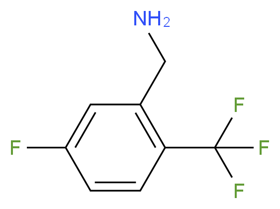 [5-fluoro-2-(trifluoromethyl)phenyl]methanamine_分子结构_CAS_231291-14-8