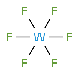 Tungsten hexafluoride_分子结构_CAS_7783-82-6)