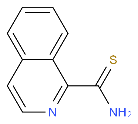 ISOQUINOLINE-1-CARBOTHIOIC ACID AMIDE_分子结构_CAS_435273-39-5)